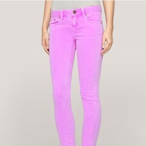 Brand New J.Crew Toothpick Jeans Low Rise Ankle